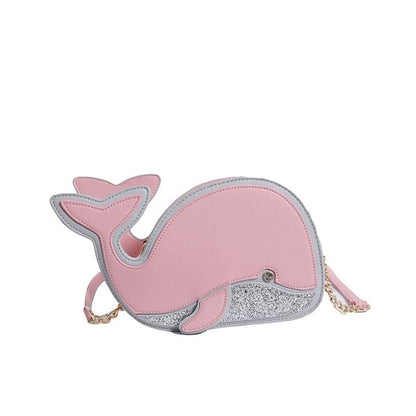 Dolphin Faux Leather Crossbody Bag