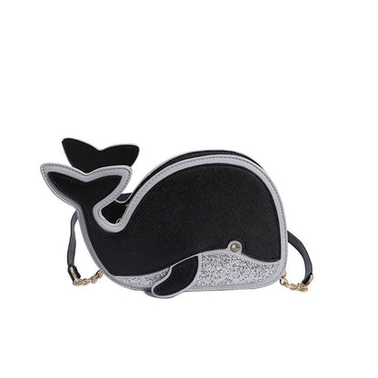 Dolphin Faux Leather Crossbody Bag