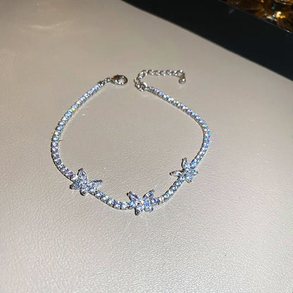 Butterfly Rhinestone Bracelet