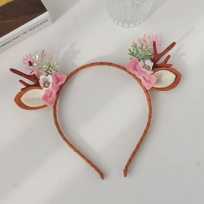 Christmas Deer Horn Party Headband