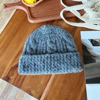 Plain Cable Knit Beanie