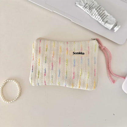 Lettering Cosmetic Pouch