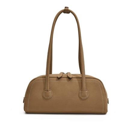 Contrast Stitching Shoulder Bag