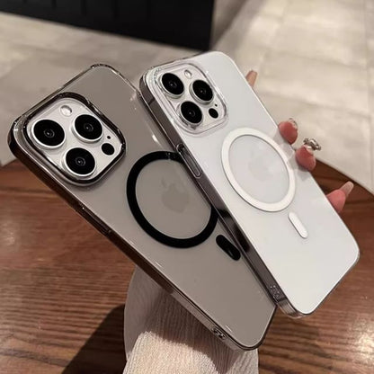 (Compatible with MagSafe) Magnetic Transparent Case Phone