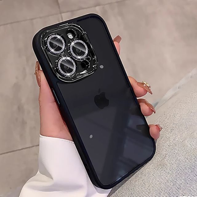 Lens Protection Case Phone Glitter