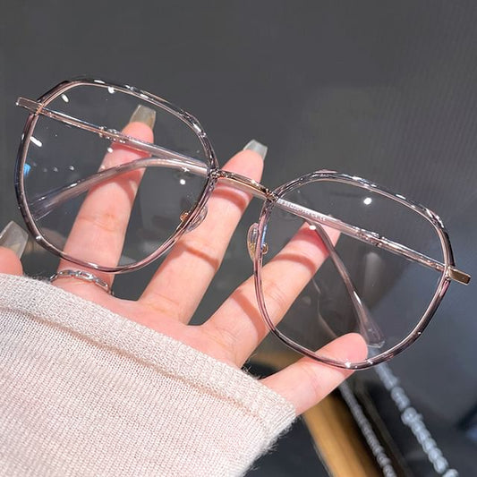 Geometric Metal Blue Light Blocking Glasses