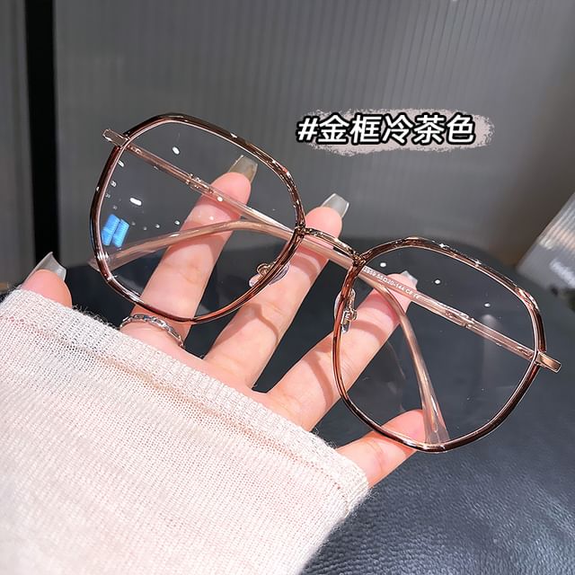Geometric Metal Blue Light Blocking Glasses