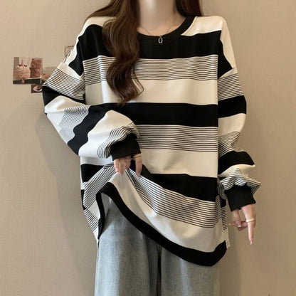 Crewneck Striped Sweater