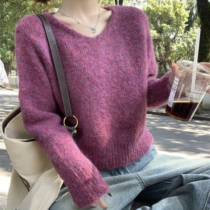 V-Neck Plain Sweater