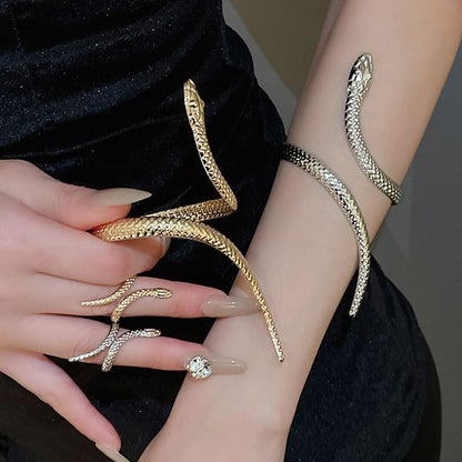 Bangle Ring Set: Snake +