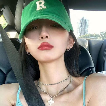 Lettering Embroidered / Plain Baseball Cap