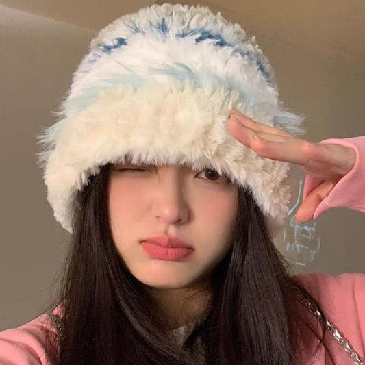 Fluffy Knit Hat