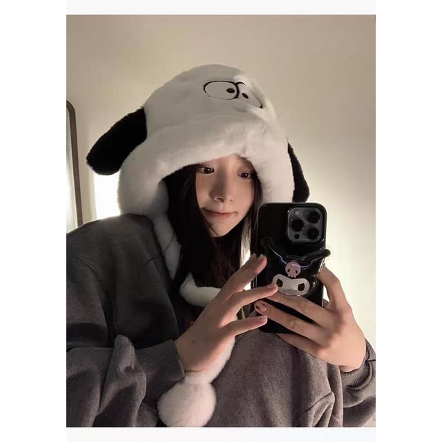 Bow Bear Ear / Dog Fluffy Hat