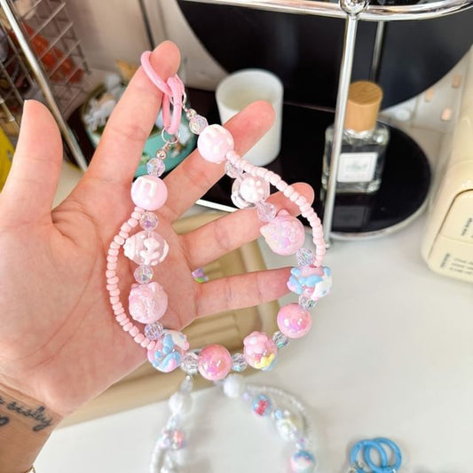 Bead Layered Phone Strap