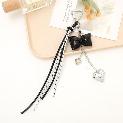 Padded Bow Knotted Phone Charm