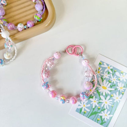Bead Layered Phone Strap