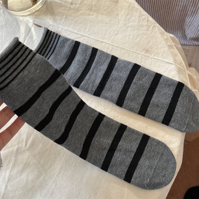 Striped Crew Socks