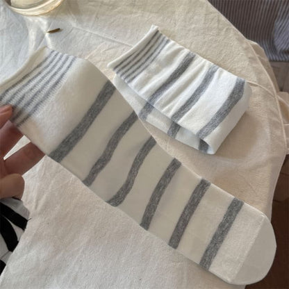 Striped Crew Socks