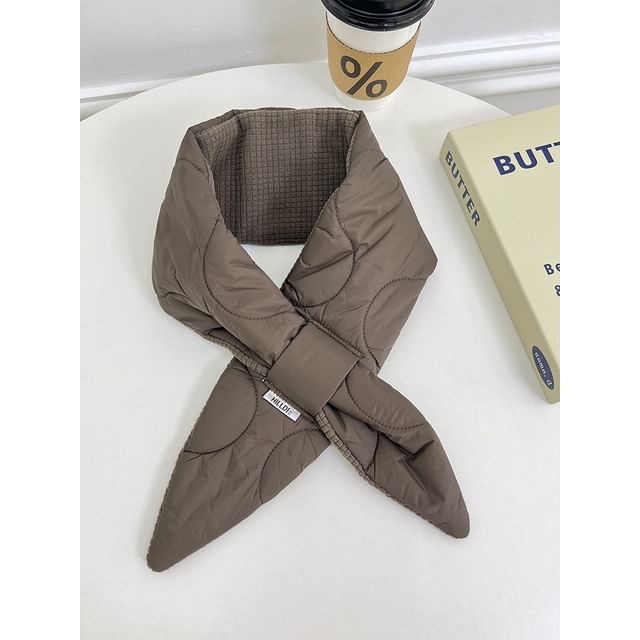 Plain Quilted Scarf