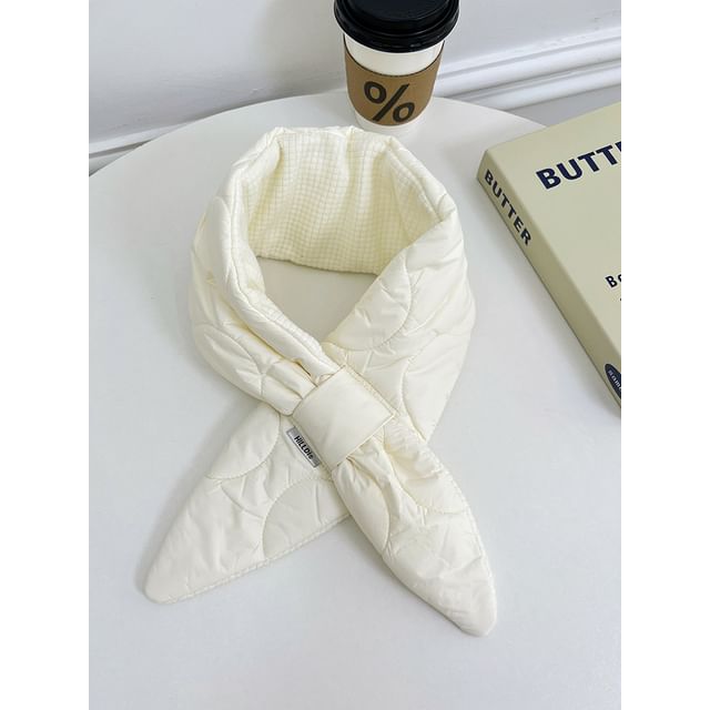 Plain Quilted Scarf