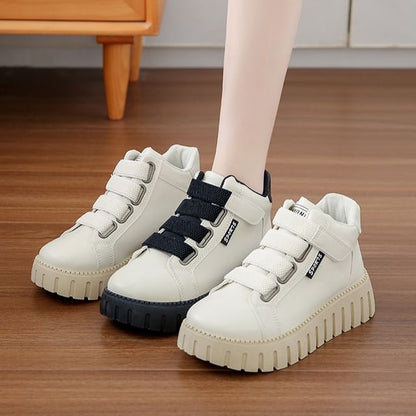 Platform Panel High Top Sneakers
