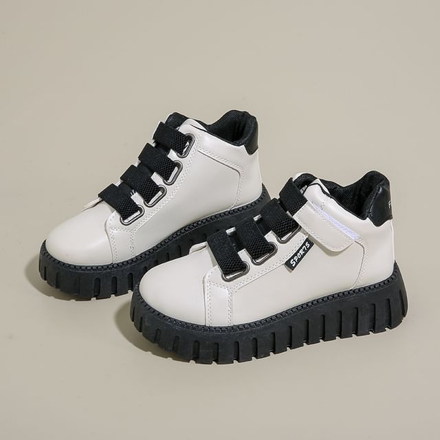 Platform Panel High Top Sneakers