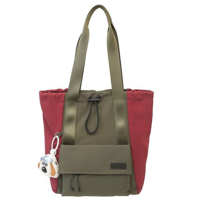 Drawstring Nylon Backpack / Bag Charm / Set