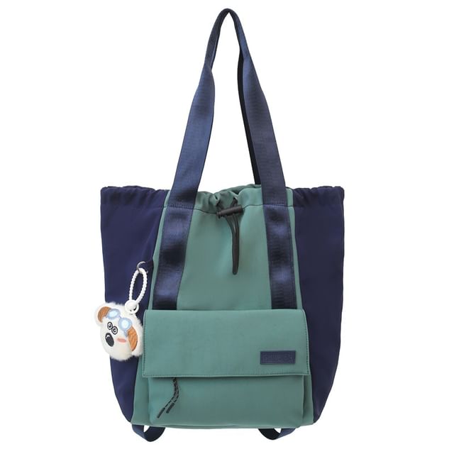 Drawstring Nylon Backpack / Bag Charm / Set