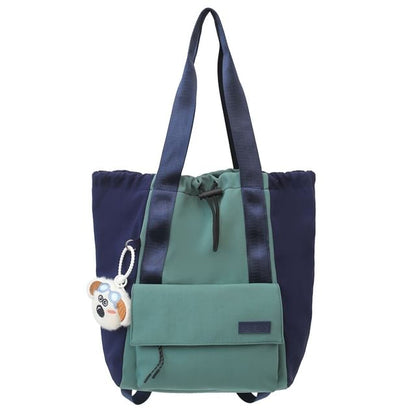 Drawstring Nylon Backpack / Bag Charm / Set