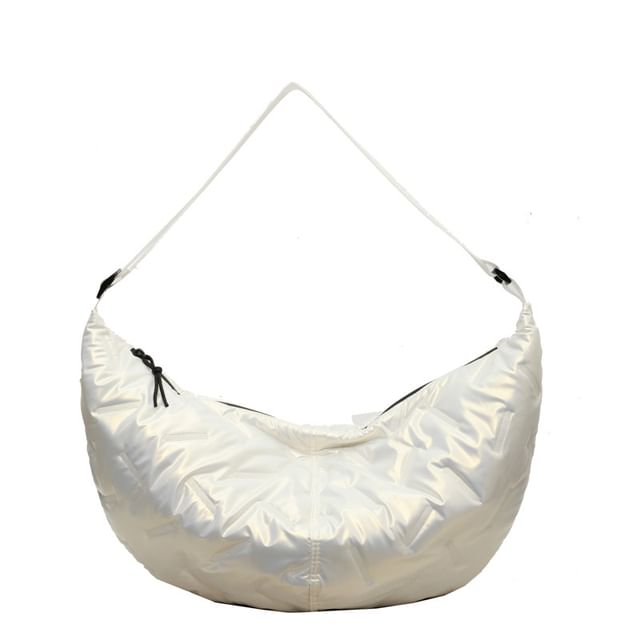 Plain Padded Crossbody Bag