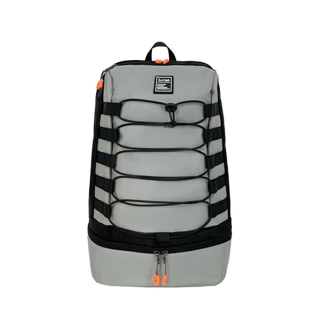 Lettering Applique Laptop Backpack