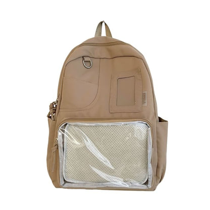 PVC Panel Nylon Laptop Backpack / Bag Charm / Badge / Set