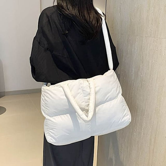 Puffer Plain Crossbody Bag Tote