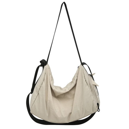 Cat Print Messenger Bag Nylon