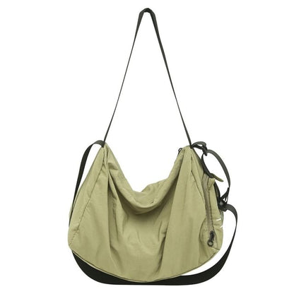 Cat Print Messenger Bag Nylon