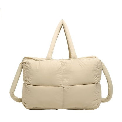 Puffer Plain Crossbody Bag Tote