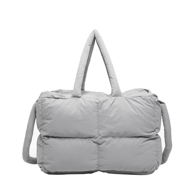 Puffer Plain Crossbody Bag Tote