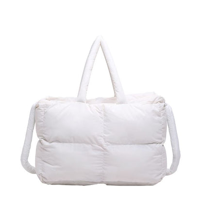 Puffer Plain Crossbody Bag Tote