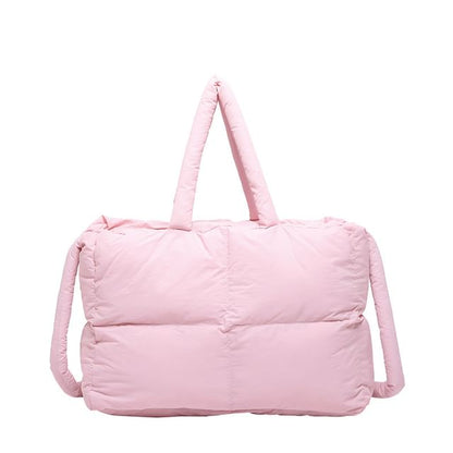 Puffer Plain Crossbody Bag Tote