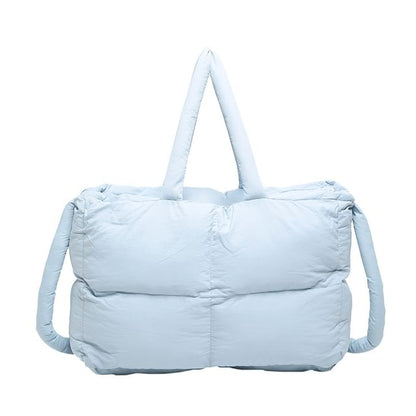 Puffer Plain Crossbody Bag Tote