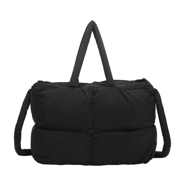 Puffer Plain Crossbody Bag Tote
