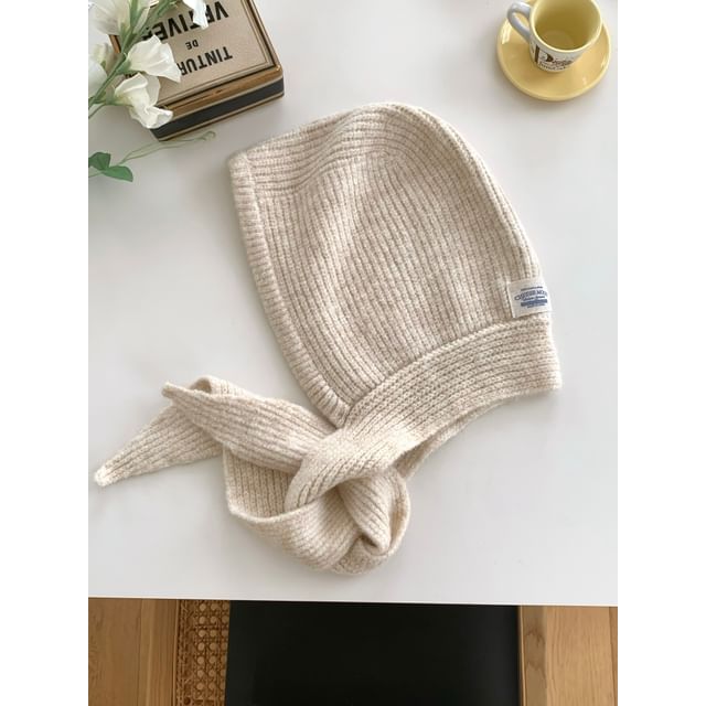 Applique Wool Balaclava