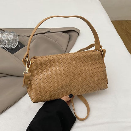 Quilted Faux Leather Crossbody Bag