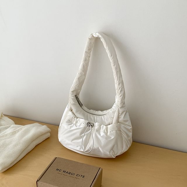 Plain Padded Shoulder Bag