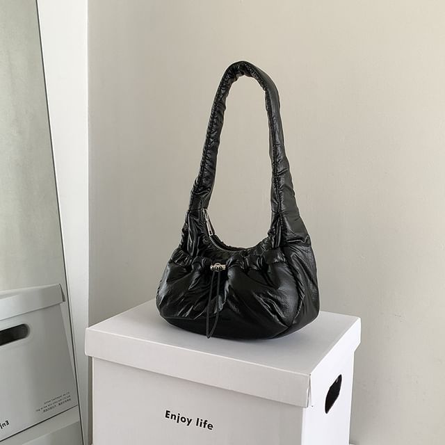 Plain Padded Shoulder Bag