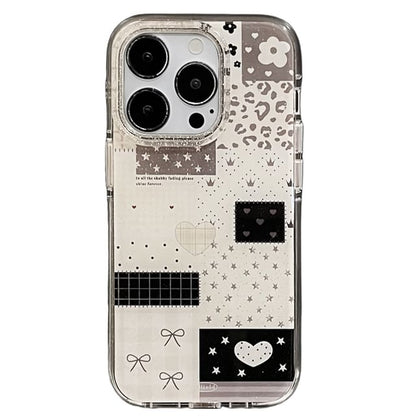 Panel Phone Case / Faux Pearl Strap / Set