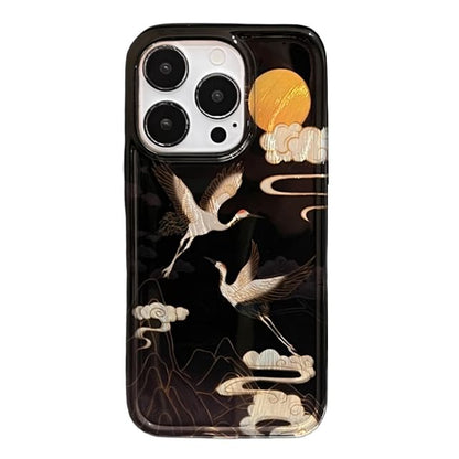 Crane Phone Case / Tassel Charm / Set