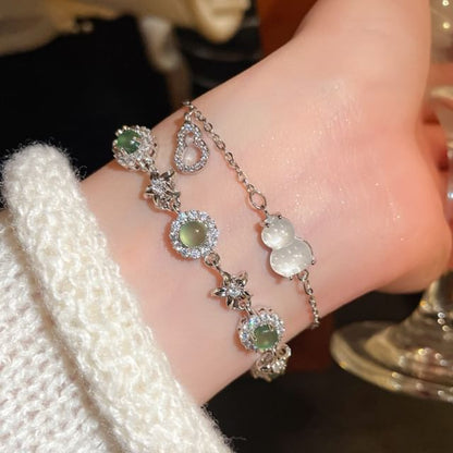 CZ Beaded Bracelet