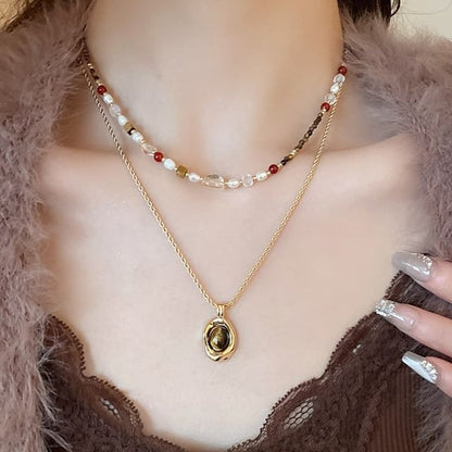 Designs) Necklace (Various Beaded