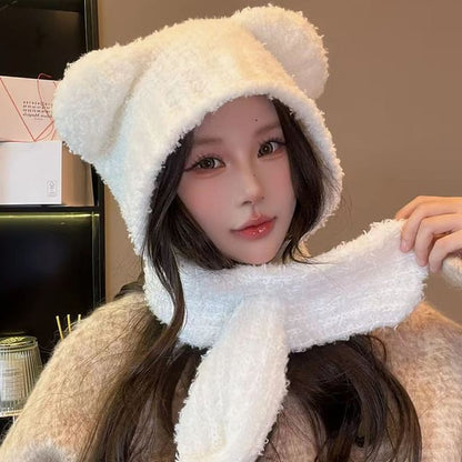 Bear Ear Knit Balaclava